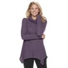 Women's Sonoma Goods For Life&trade; Supersoft Waffle Tunic, Size: Large, Drk Purple