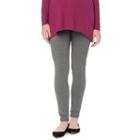 Maternity Oh Baby By Motherhood&trade; Secret Fit Belly&trade; Printed Leggings, Women's, Size: Xl, Light Grey