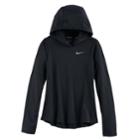 Girls 7-16 Nike Dri-fit Pullover Hoodie, Size: Large, Grey (charcoal)