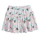Girls 4-10 Jumping Beans&reg; Pattern Ruffled Skort, Size: 8, Natural