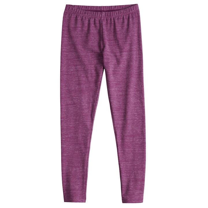 Girls 7-16 & Plus Size So&reg; Core Athletic Leggings, Size: 7-8, Drk Purple