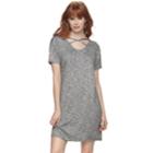 Women's Juicy Couture Crisscross T-shirt Dress, Size: Medium, Light Grey