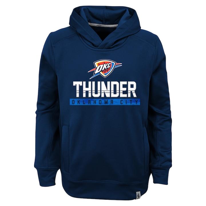 Boys 8-20 Oklahoma City Thunder Playmaker Hoodie, Size: Xl 18-20, Blue (navy)