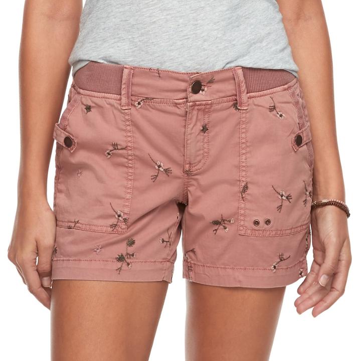 Women's Sonoma Goods For Life&trade; Utility Shorts, Size: 2, Pink