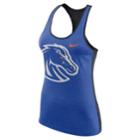 Women's Nike Boise State Broncos Dri-fit Touch Tank Top, Size: Xl, Blue