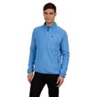 Men's Champion Microfleece Mockneck Performance Jacket, Size: Xl, Blue