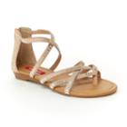 Unionbay Soho Women's Strappy Gladiator Sandals, Size: 6, Brown