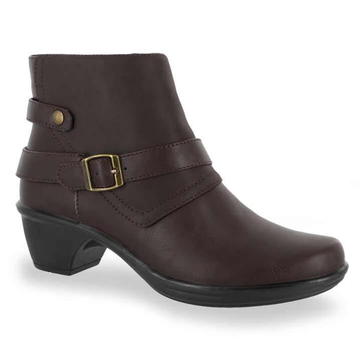 Easy Street Amanda Women's Ankle Boots, Size: 10 Ww, Brown