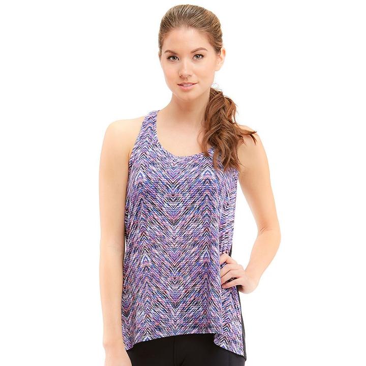 Women's Marika Flip Side Racerback Workout Tank, Size: Xl, White