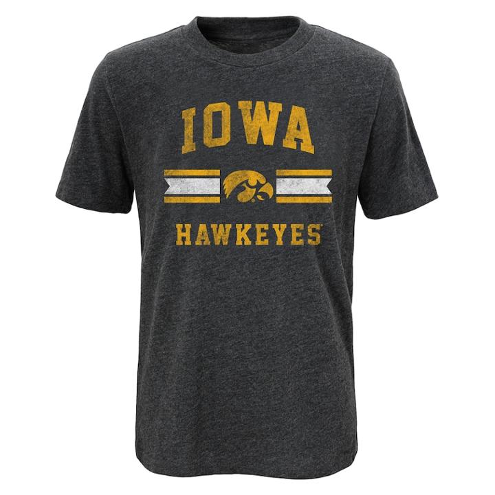 Boys 4-18 Iowa Hawkeyes Player Pride Tee, Size: 12-14, Grey