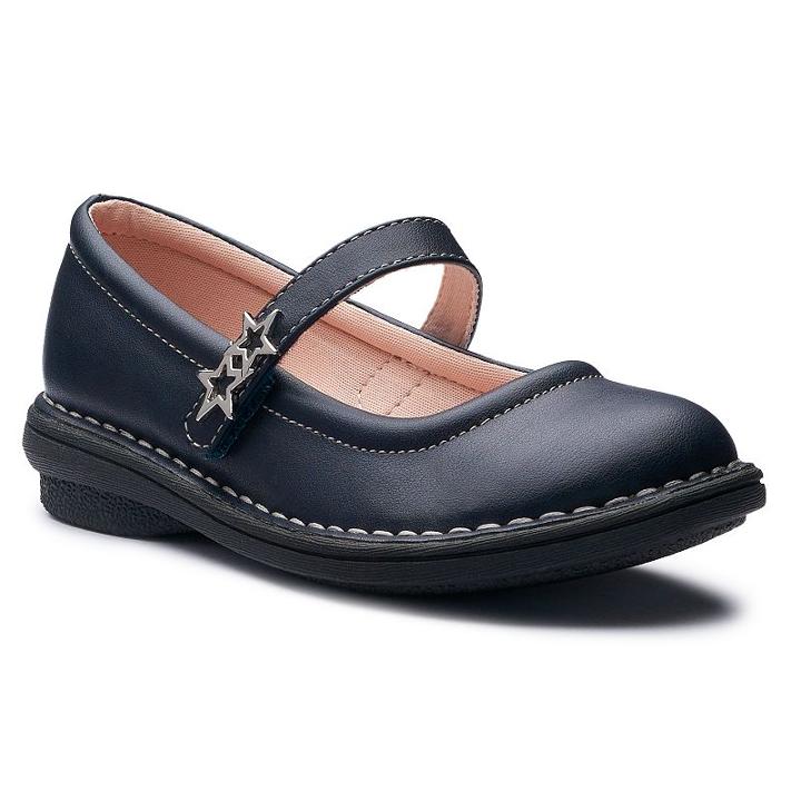 So&reg; Margaret Girls' Mary Jane Shoes, Size: 2, Blue (navy)