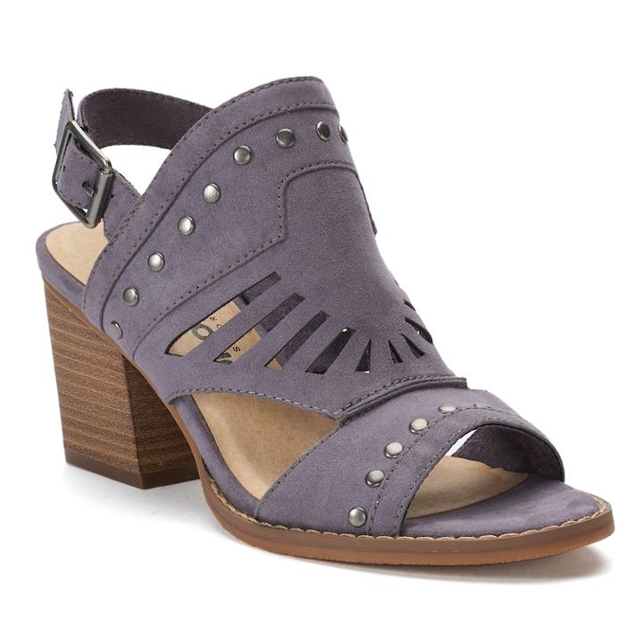 Sonoma Goods For Life&trade; Vivian Women's High Heel Sandals, Size: Medium (11), Med Blue