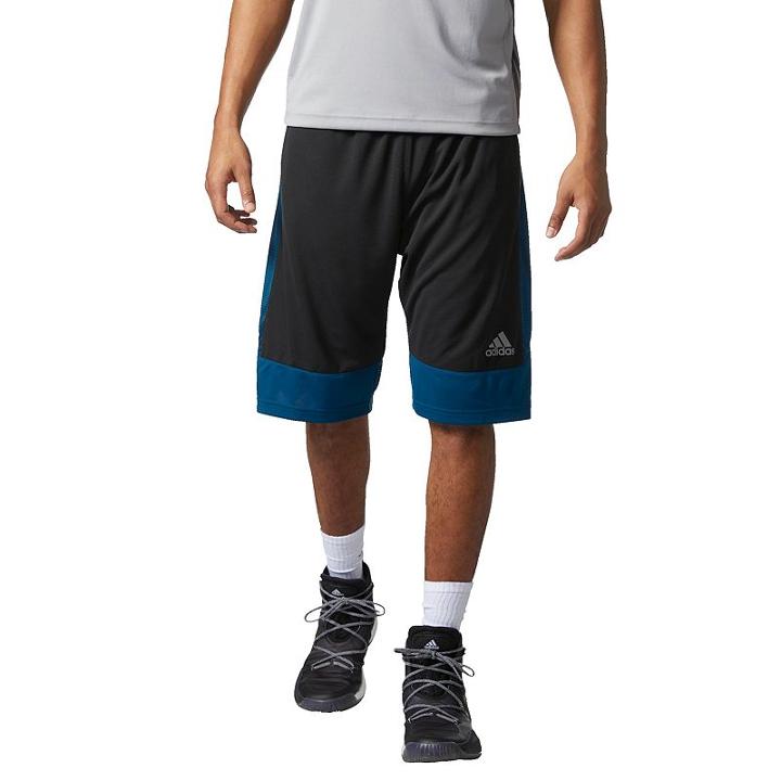 Men's Adidas Key Item Climalite Shorts, Size: Large, Med Blue