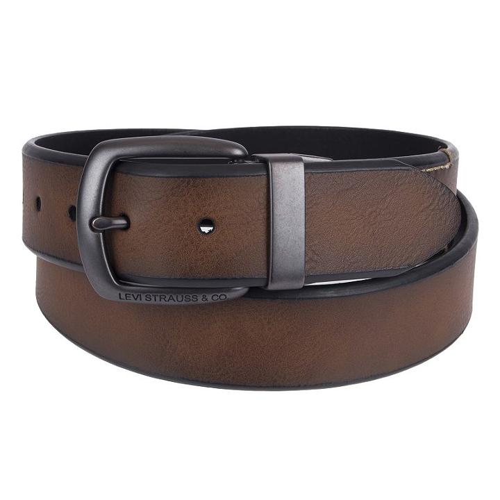 Men's Levi's&reg; Embossed Reversible Belt, Size: Small, Grey Other