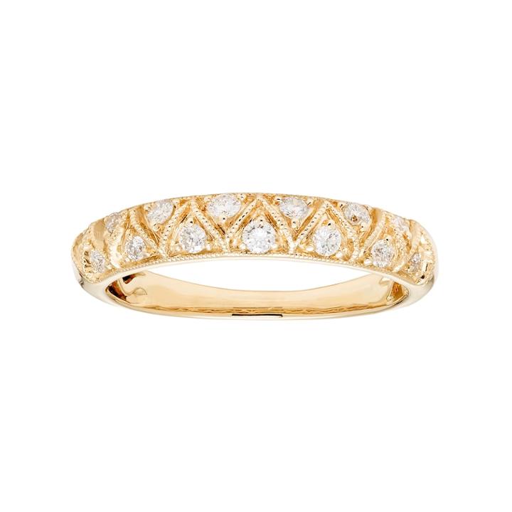 14k Gold 1/4 Carat T.w. Igl Certified Diamond Wedding Ring, Women's, Size: 8.50, White