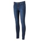 Women's Jennifer Lopez Sculpting Skinny Jeans, Size: 4 - Regular, Dark Blue