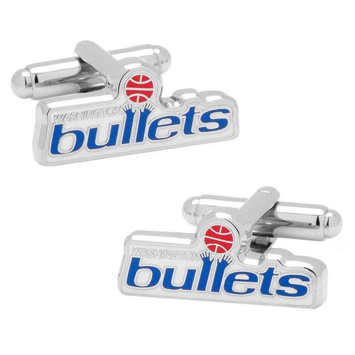 Washington Bullets Cuff Links, Men's, Blue