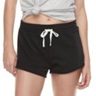 Juniors' So&reg; French Terry Shortie, Teens, Size: Medium, Black
