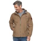 Men's Columbia Rockwell Falls Windbreaker Jacket, Size: Large, Beig/green (beig/khaki)