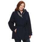 Plus Size Braetan Hooded Rain Jacket, Women's, Size: 2xl, Blue