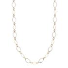 Apt. 9&reg; Marquise Link Long Necklace, Women's, Yellow