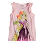 Disney Princess Rapunzel Girls 4-10 Ruffled Sleeve Tank Top By Jumping Beans&reg;, Size: 6, Light Pink