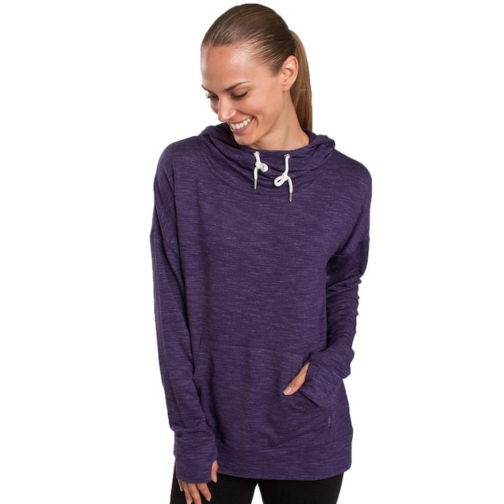 Women's Jockey Sport Transpire Thumb Hole Hoodie, Size: Medium, Purple Oth