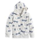 Boys 4-10 Jumping Beans&reg; Patterned Zip Hoodie, Size: 8, Light Grey