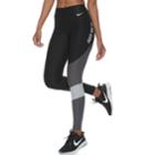 Women's Nike Power Graphic Training Midrise Tights, Size: Medium, Grey (charcoal)