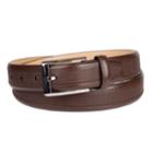 Men's Croft & Barrow&reg; Weave Pattern Belt, Size: 32, Brown