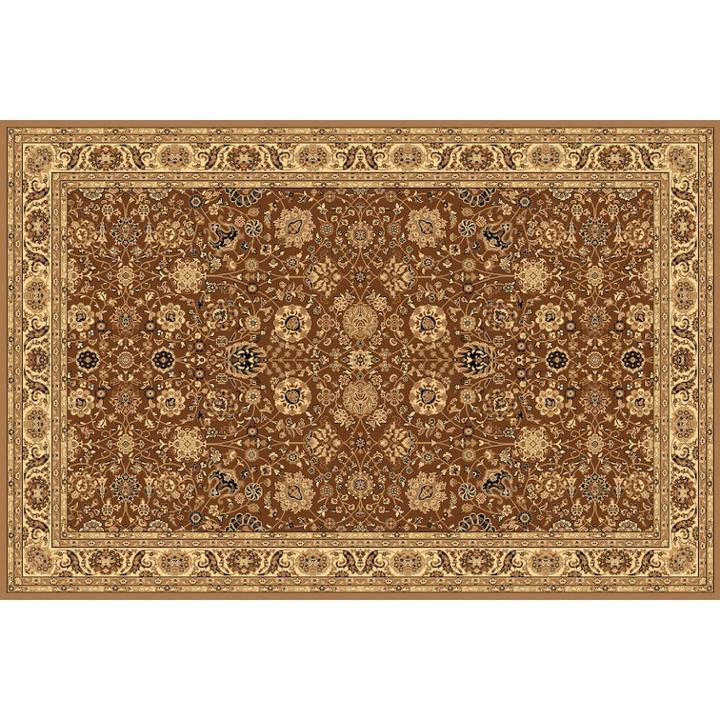Rugs America New Vision Tabriz Framed Floral Rug, Adult Unisex, Size: 2x8 Ft, Brown