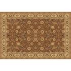 Rugs America New Vision Tabriz Framed Floral Rug, Adult Unisex, Size: 2x8 Ft, Brown