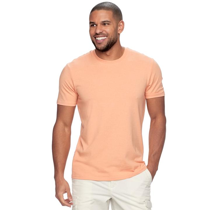 Men's Sonoma Goods For Life&trade; Classic-fit Supersoft Crewneck Tee, Size: Xl, Drk Orange
