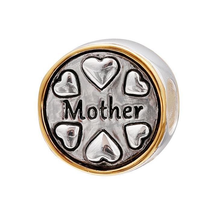 Individuality Beads Sterling Silver & 14k Gold Over Silver Mother Bead, Women's