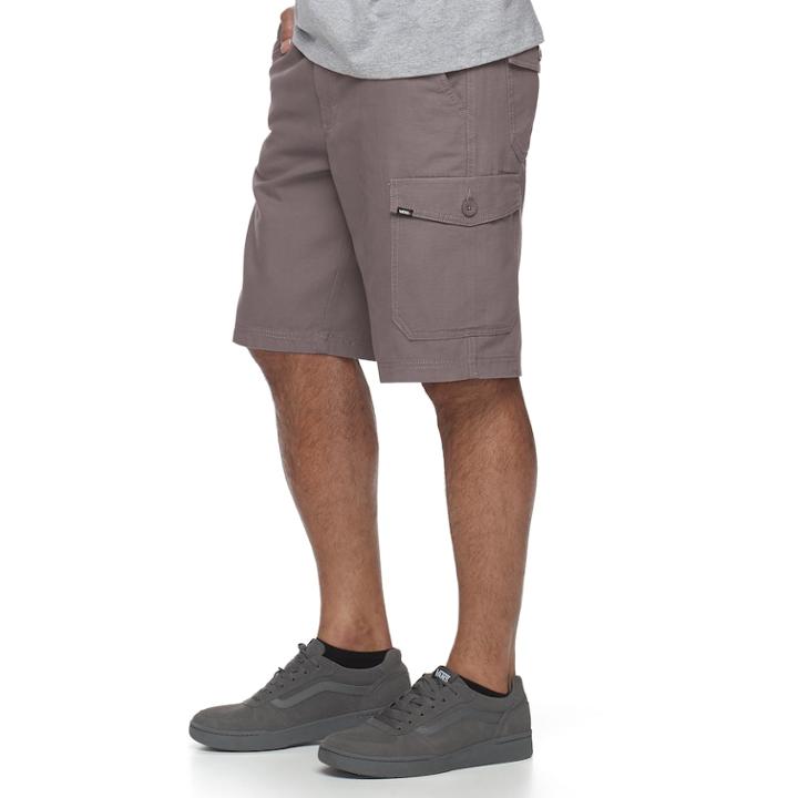 Men's Vans Ricks Peached Canvas Shorts, Size: 28, Black
