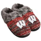 Women's Forever Collectibles Wisconsin Badgers Peak Slide Slippers, Size: Xl, Multicolor