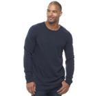 Big & Tall Sonoma Goods For Life&trade; Slim-fit Thermal Performance Crewneck Tee, Men's, Size: Xxl Tall, Blue