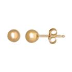 Everlasting Gold 14k Gold Ball Stud Earrings, Adult Unisex, Yellow
