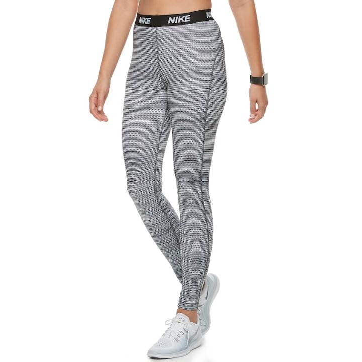Women's Nike Pro Warm Base Layer Tights, Size: Xl, Dark Grey