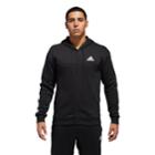 Men's Adidas Sport Full-zip Hoodie, Size: Xl, Black