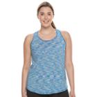 Plus Size Tek Gear&reg; Spacedye Easy Racerback Tank, Women's, Size: 2xl, Blue (navy)