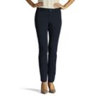 Women's Lee Motion Power Hours Ponte Dress Pants, Size: 10 Avg/reg, Dark Blue