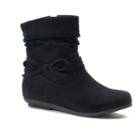 So&reg; Teresa Girls' Casual Boots, Size: 2, Black