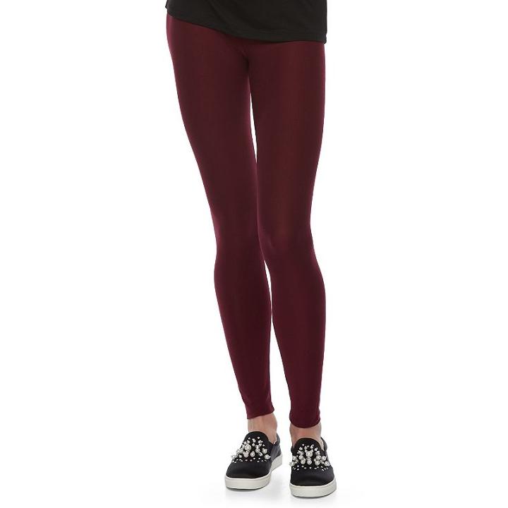 Juniors' Pink Republic Peached Leggings, Teens, Size: Xs, Brt Red