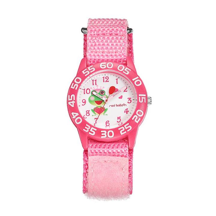 Red Balloon Kids' Time Teacher Frog Prince Watch, Girl's, Multicolor