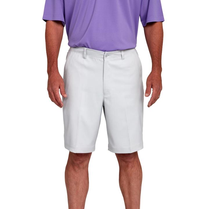 Men's Pebble Beach Comfort Flex Classic-fit Performance Golf Shorts, Size: 36, Light Grey