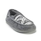 Muk Luks Men's Henry Loafer Slippers, Size: Small, Grey