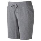 Plus Size Tek Gear&reg; Knit Bermuda Shorts, Women's, Size: 1xl, Med Grey
