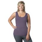 Plus Size Soybu Lola Scoopneck Yoga Tank, Women's, Size: 1xl, Med Purple