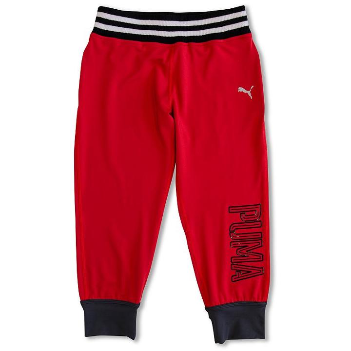 Girls 7-16 Puma Knit Jogger Pants, Girl's, Size: Medium, Red Other